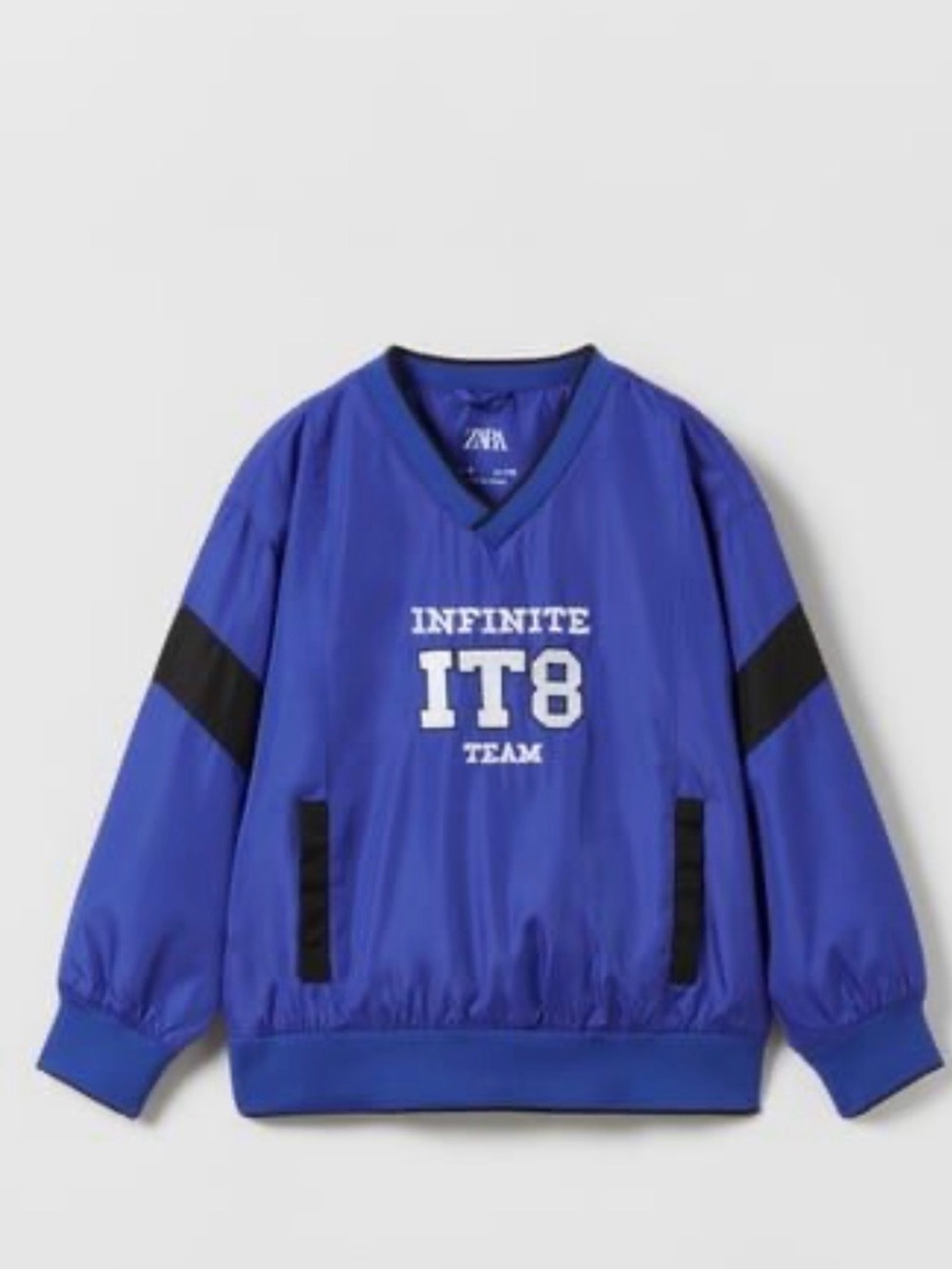 ‼️SALE‼️Zara Royal Blue V-Neck Pullover with Black Trim
